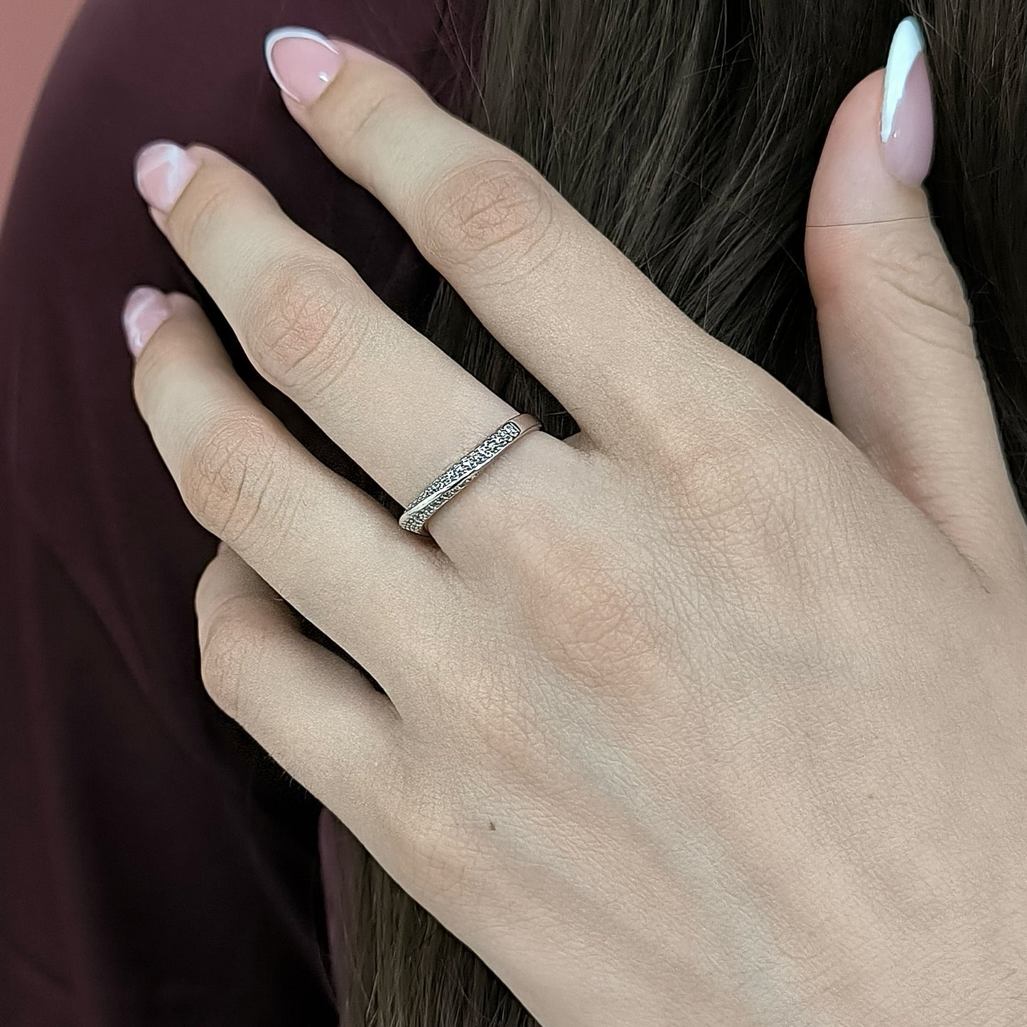 anillo de plata mujer