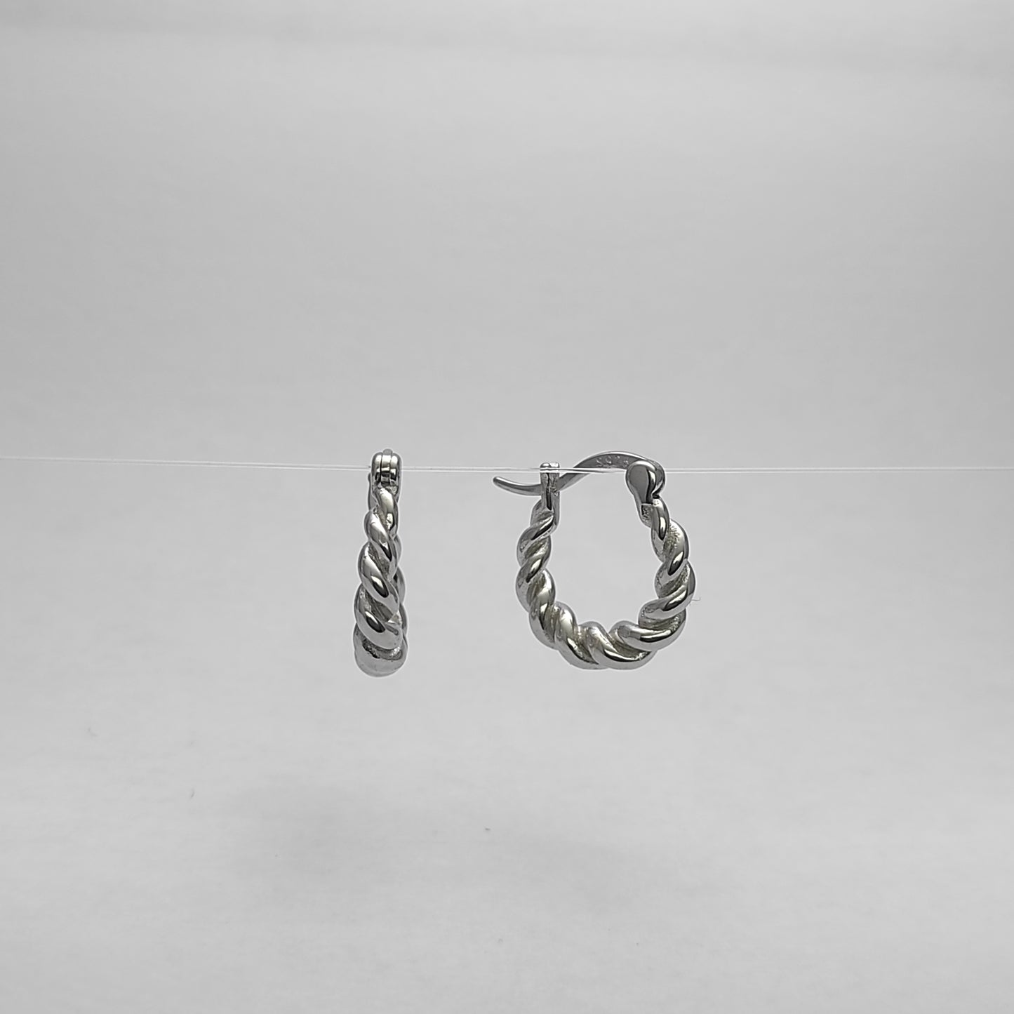 argollas de plata mujer coralie