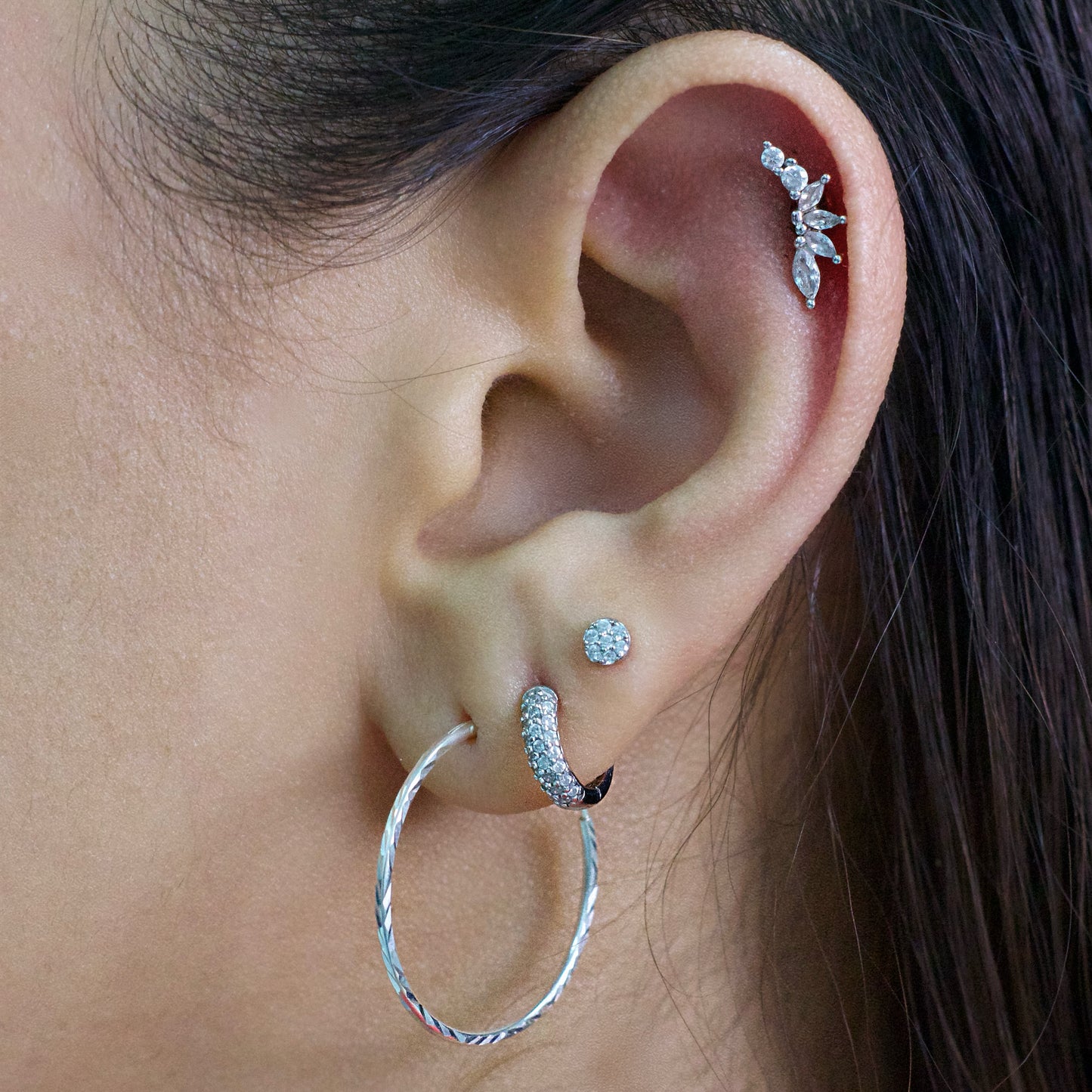 argollas de plata facette