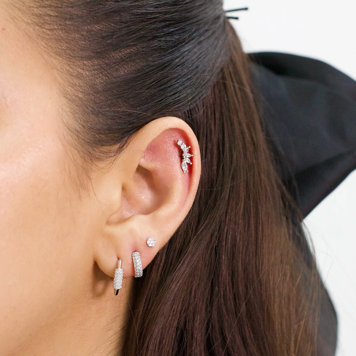 argollas plata mujer statment