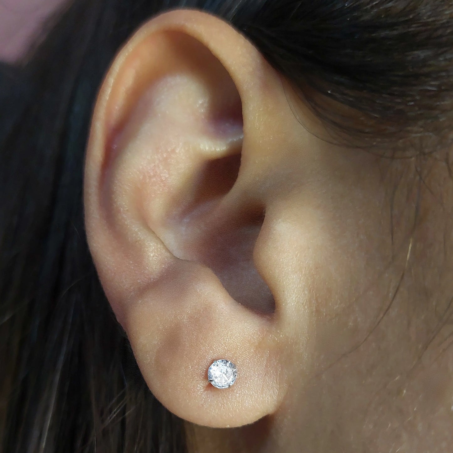 Aros Tope Plata