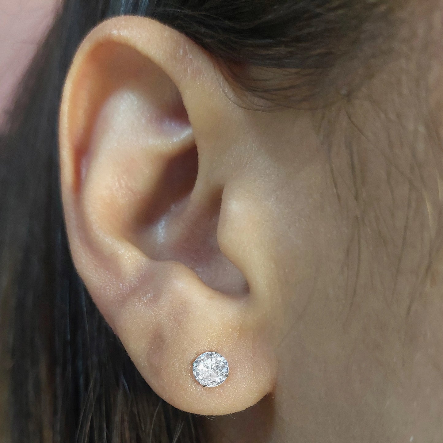 Aros Tope Plata