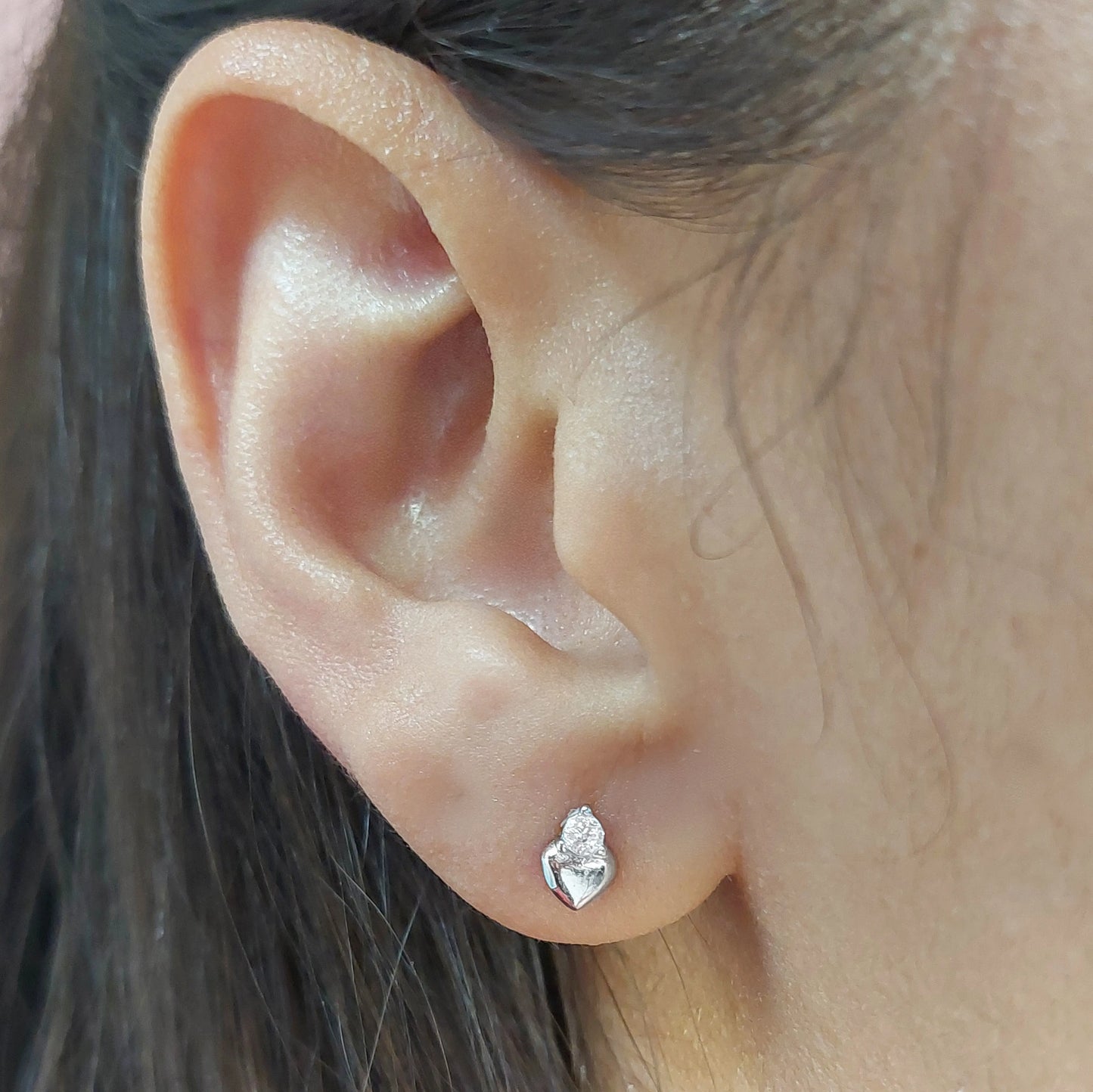 Aros Tope Plata