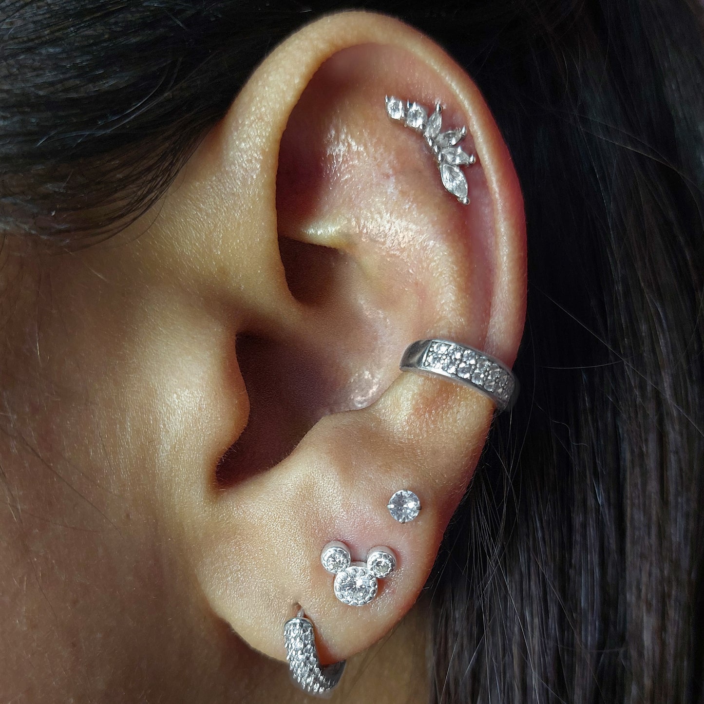 aros de plata 925mouse