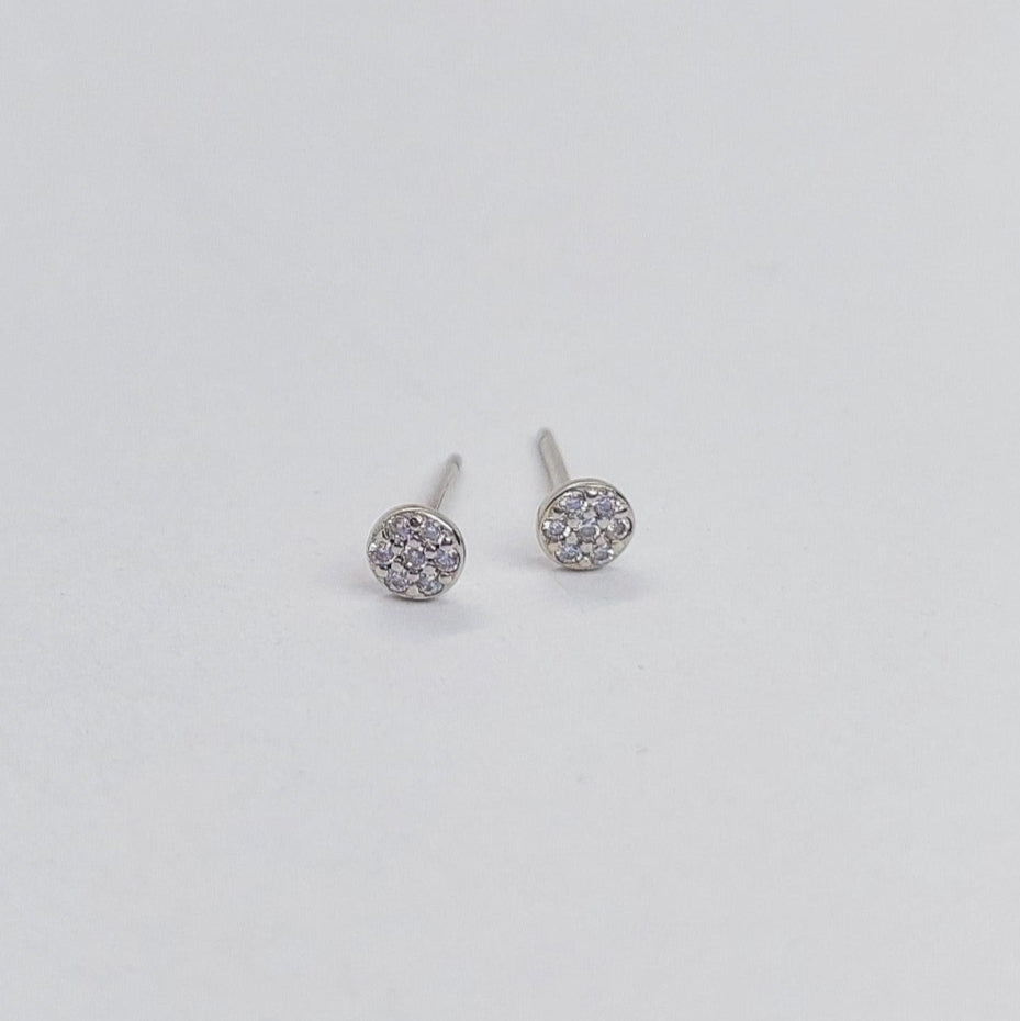 Aros de plata con circones