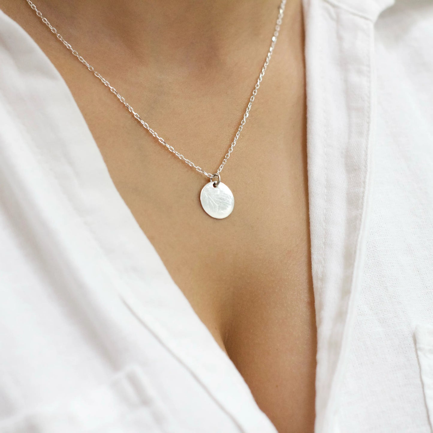 Collar Medalla Circular