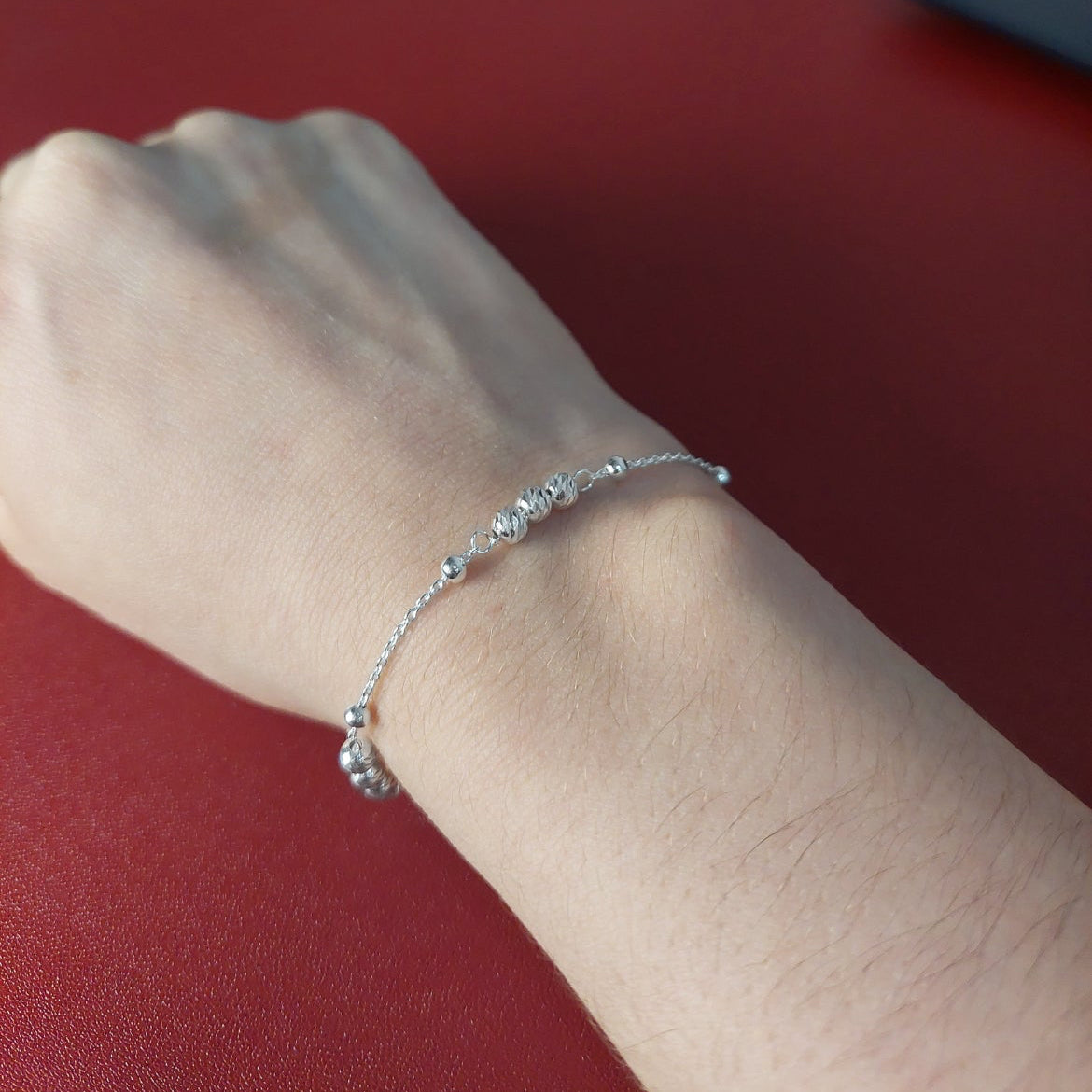 pulsera de plata mujer