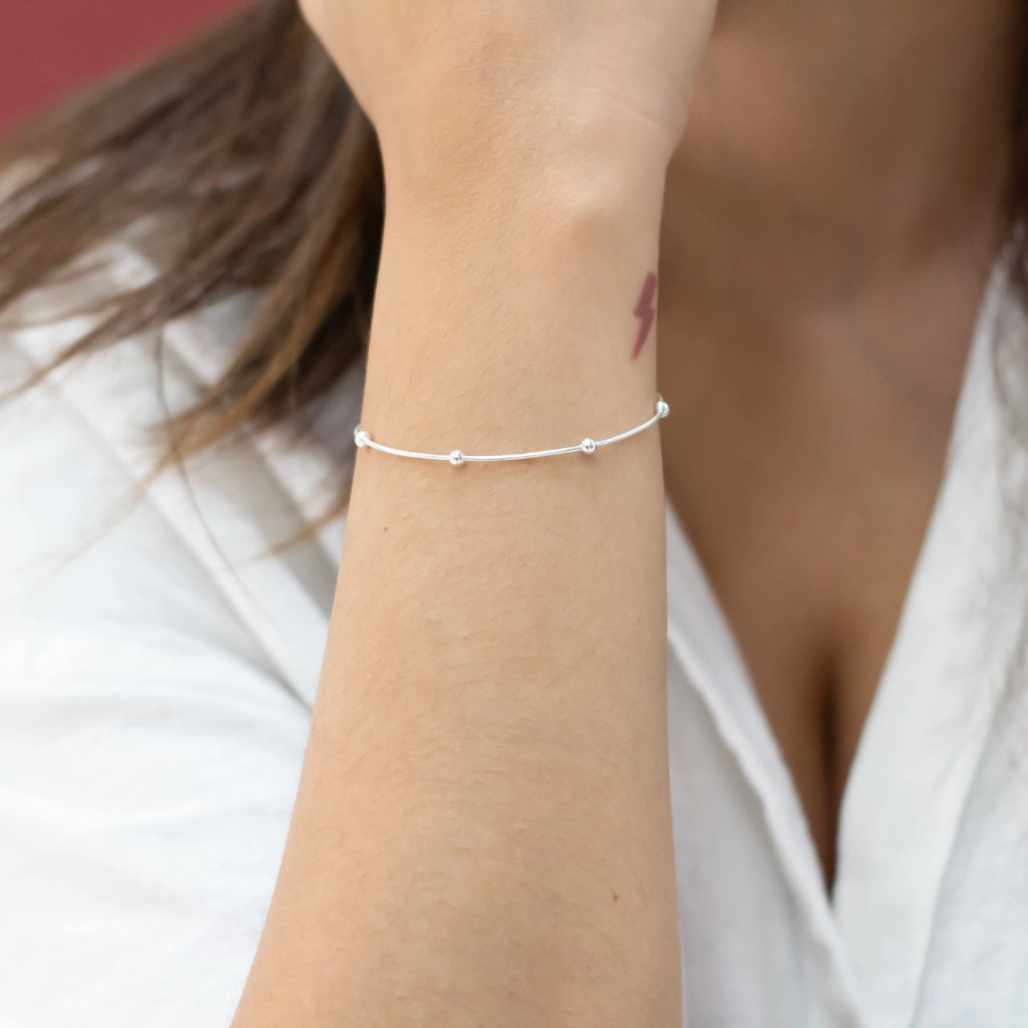 pulsera de plata mujer errat