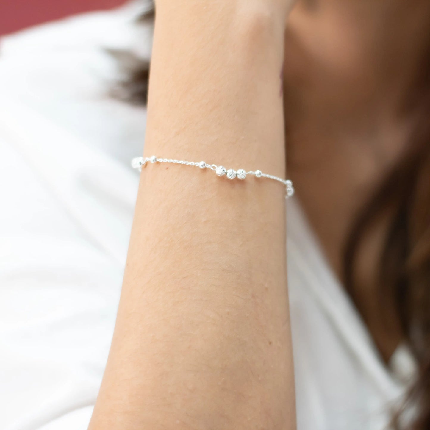 pulsera de plata mujer