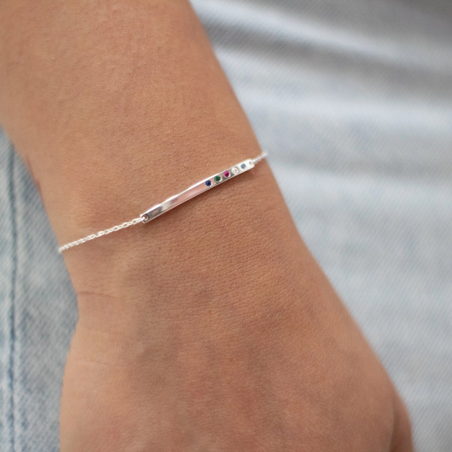 pulsera plata mujer para grabar