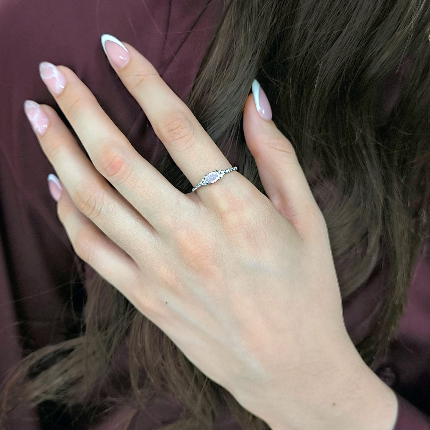 Anillo de plata mujer opala 3