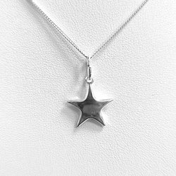 collar de plata estrella