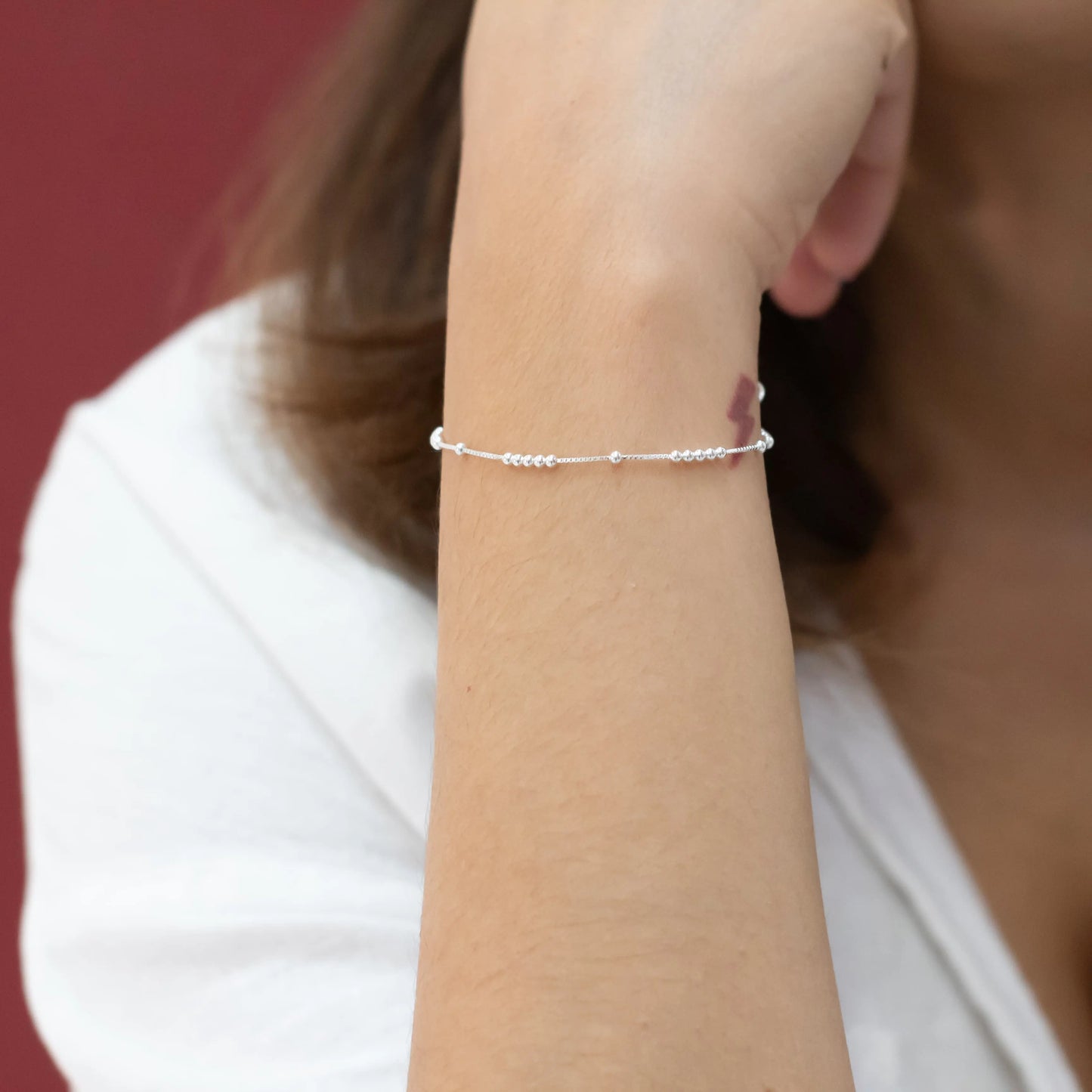 pulsera de plata sfere