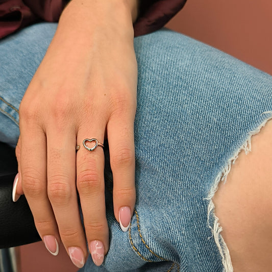 anillo de plata mujer 