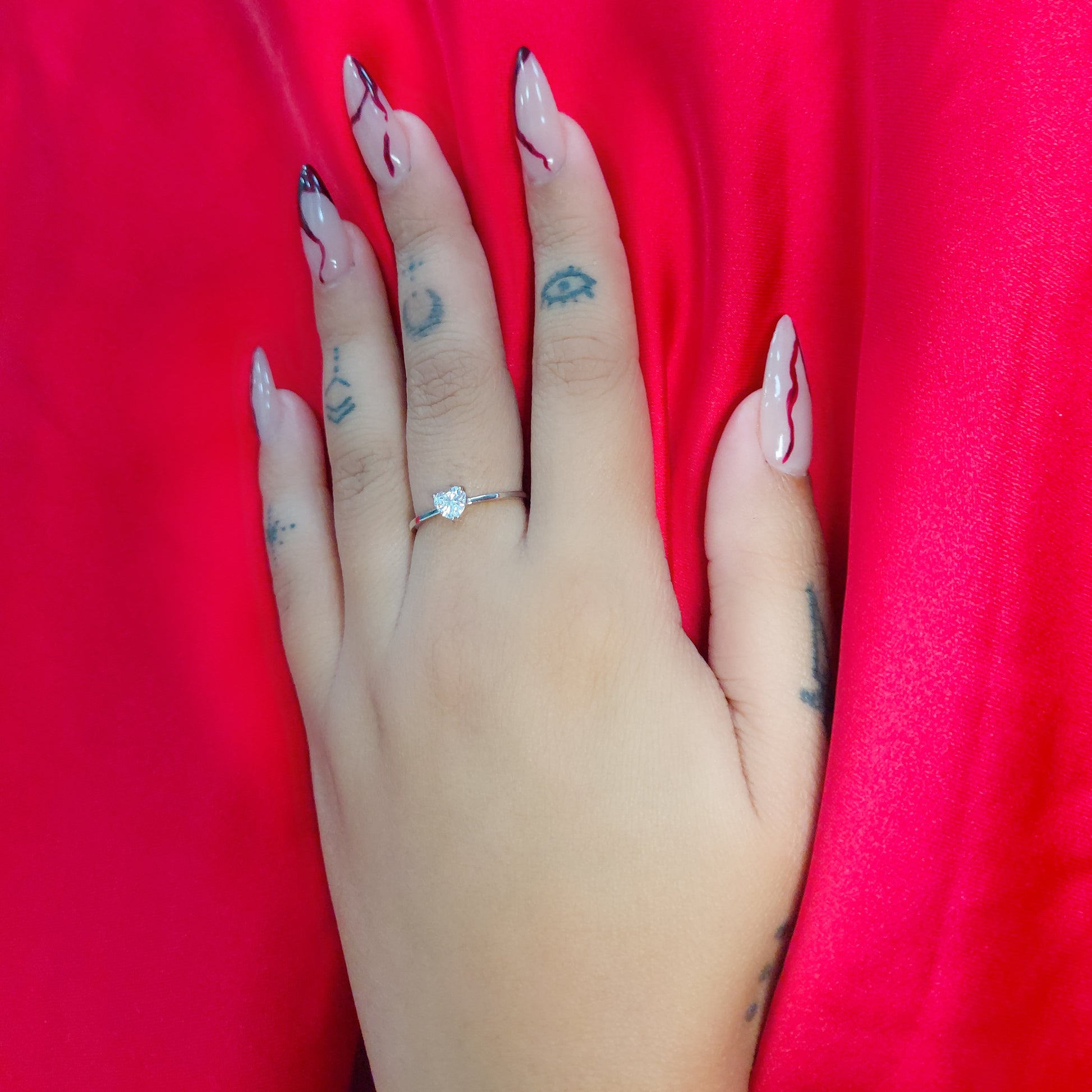 anillo promesa corazon 