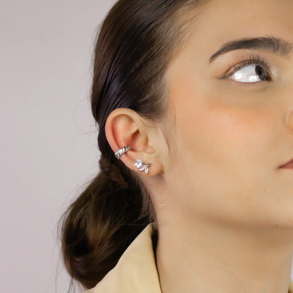 Aros de Plata 925 Carmin