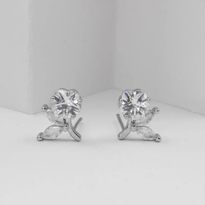 aros de plata 925 carmin