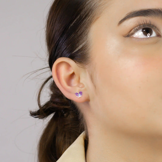 Aros de plata 925 Moth