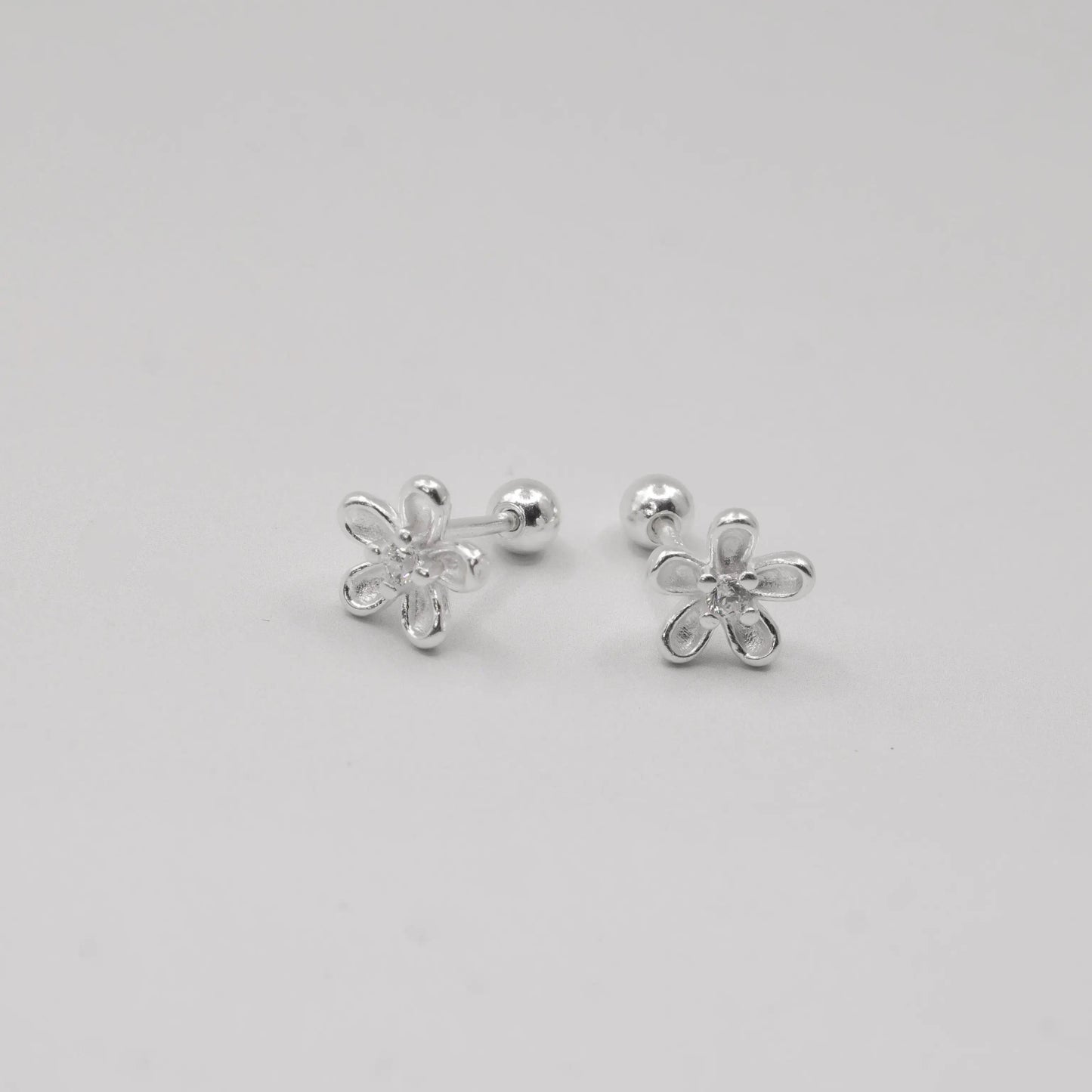 aros plata 925 con tope