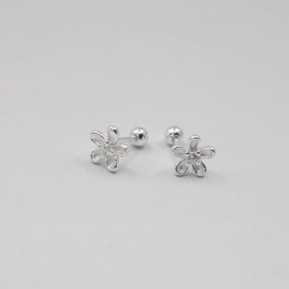 aros plata 925 con tope