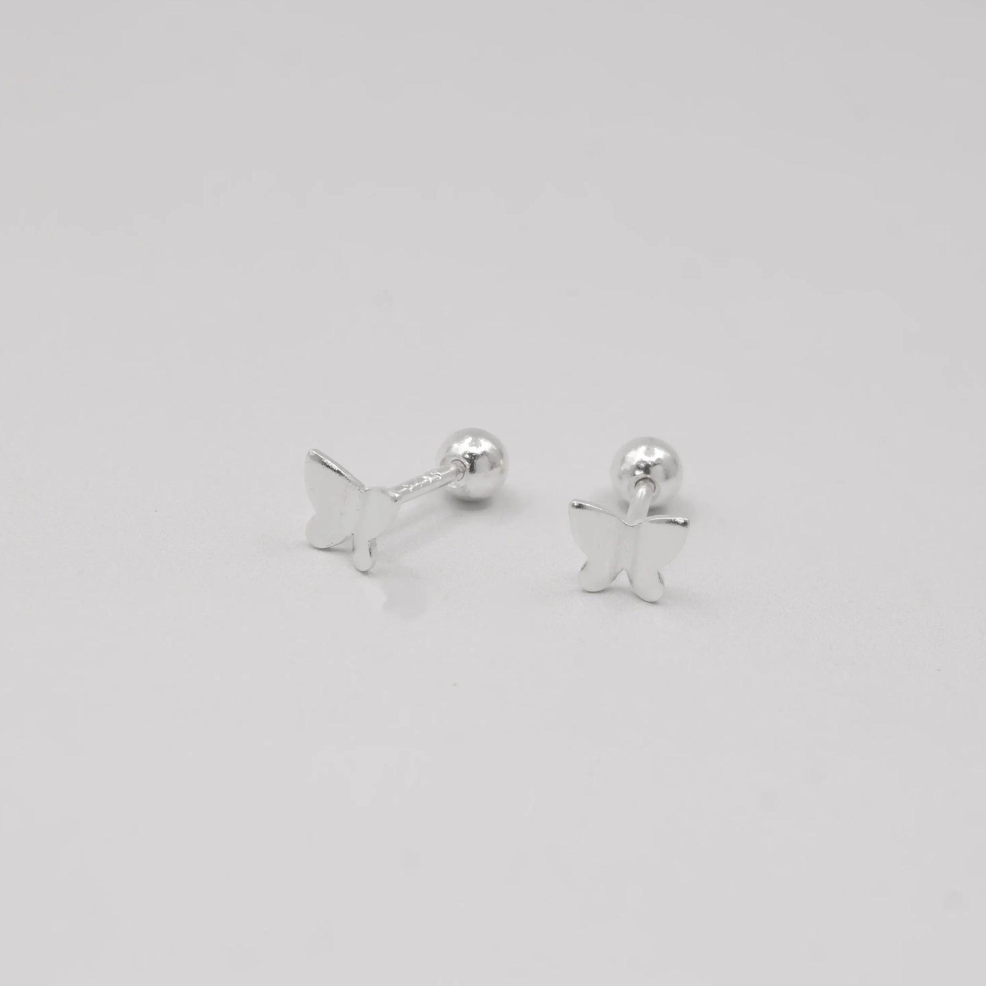 Aros de Plata 925 Con Tope