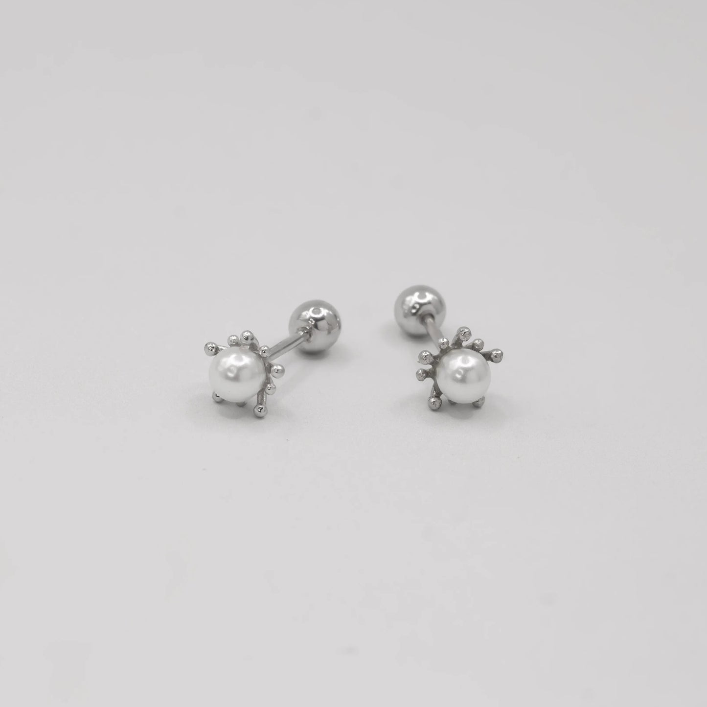 aros plata 925 con tope