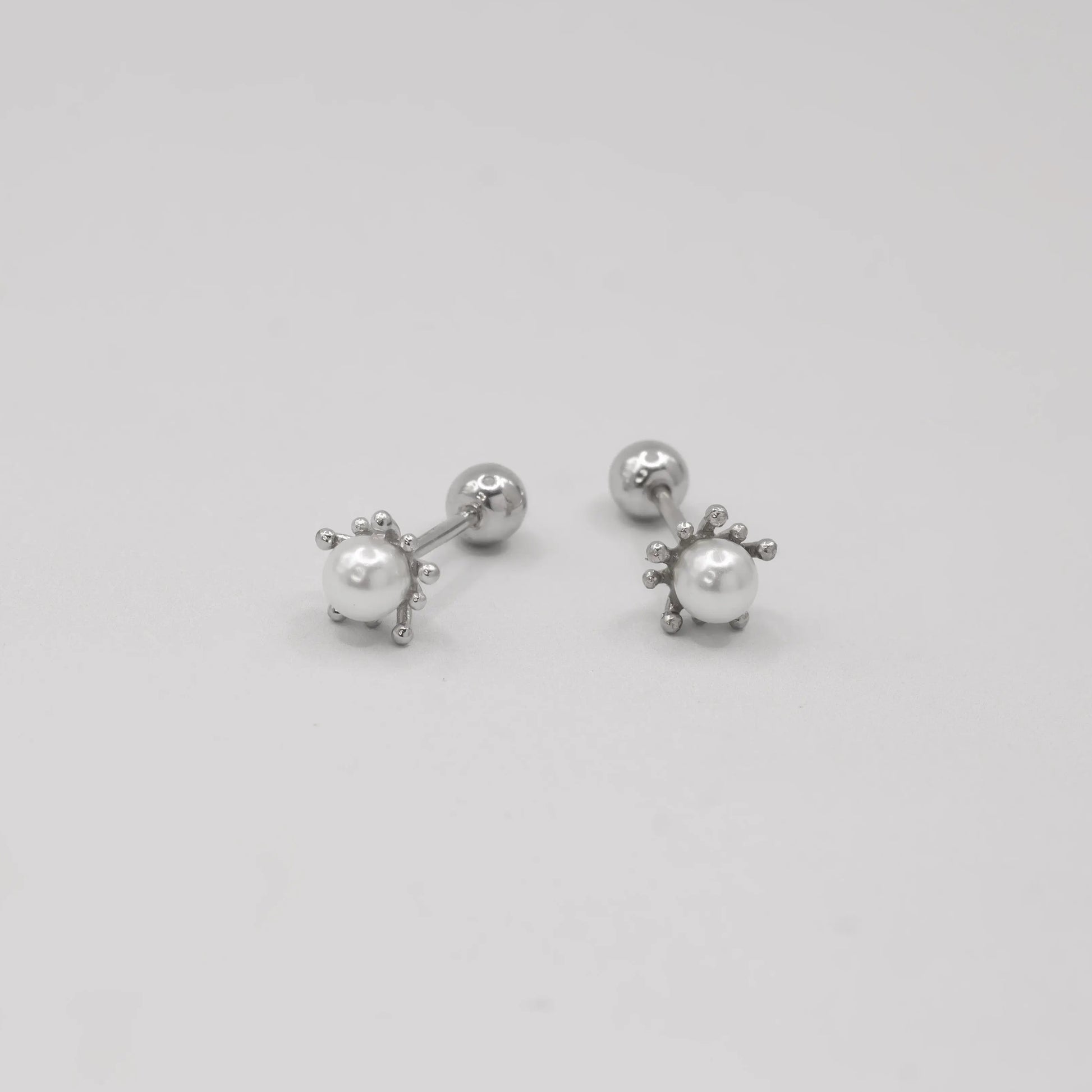 aros plata 925 con tope