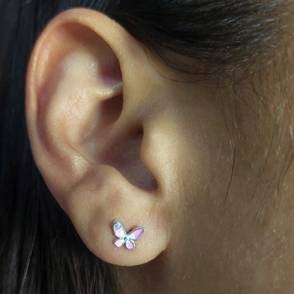 Aros con Tope Plata