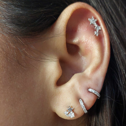 aros de plata 925 dust
