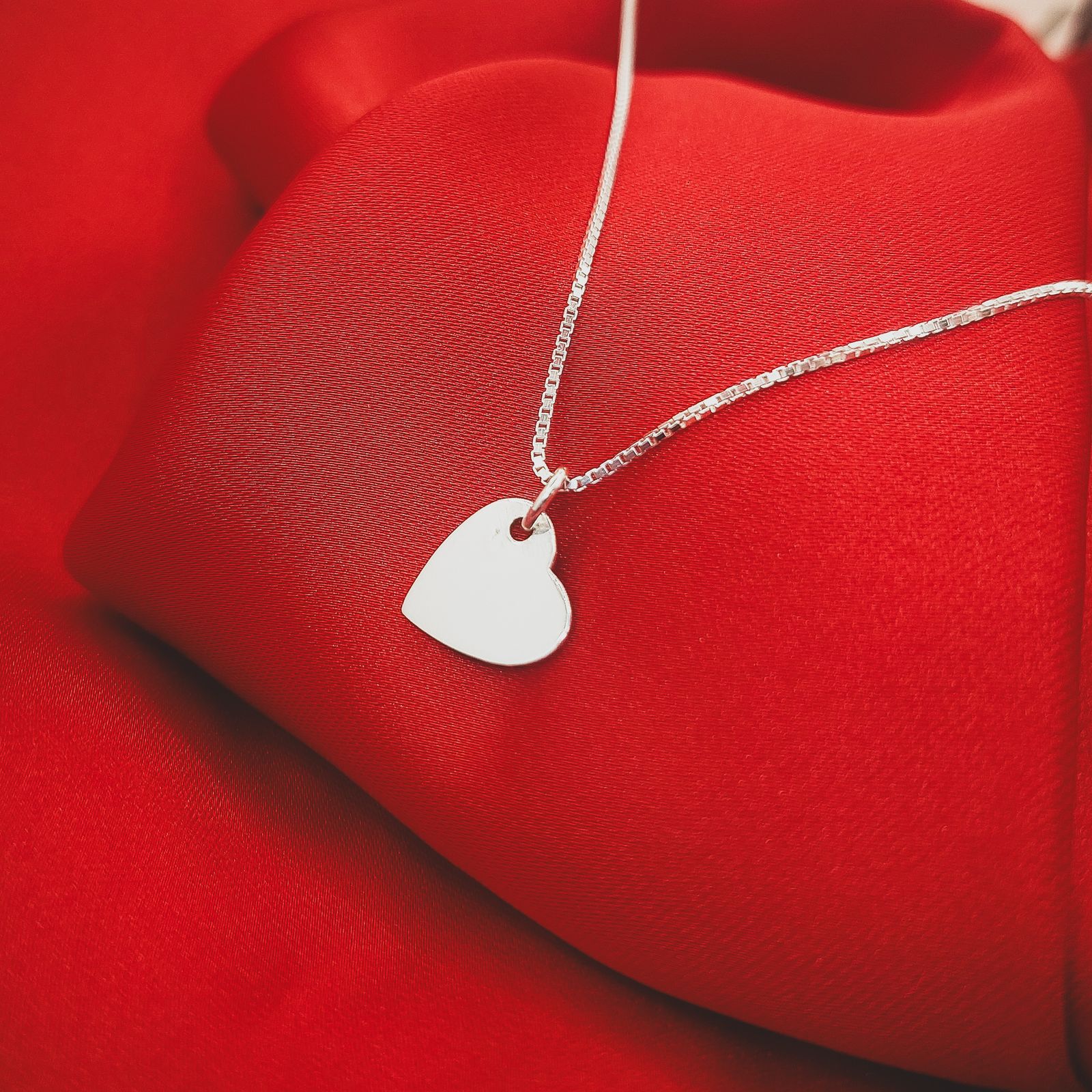 collar medalla corazon para grabar
