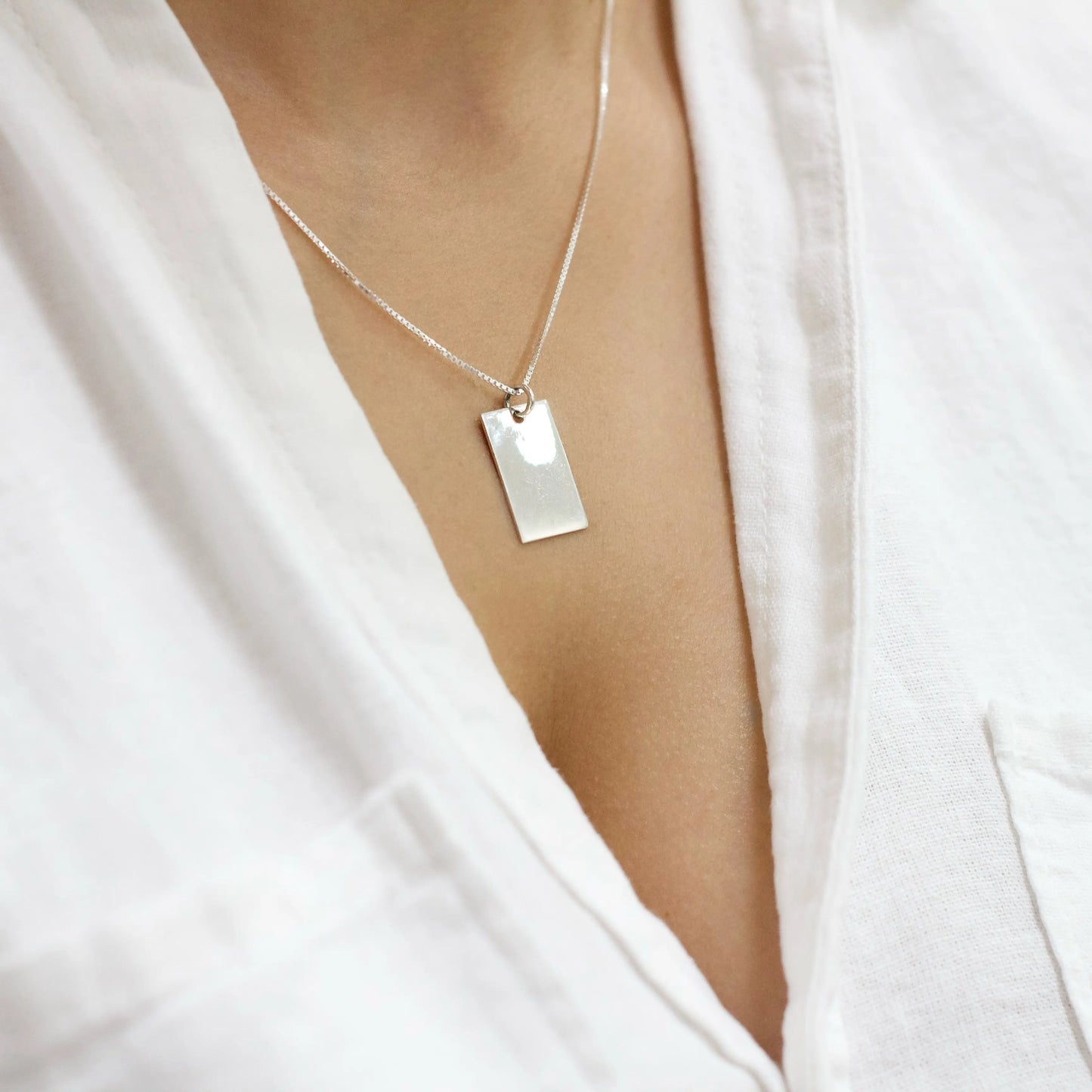 Collar Medalla - Rectángulo