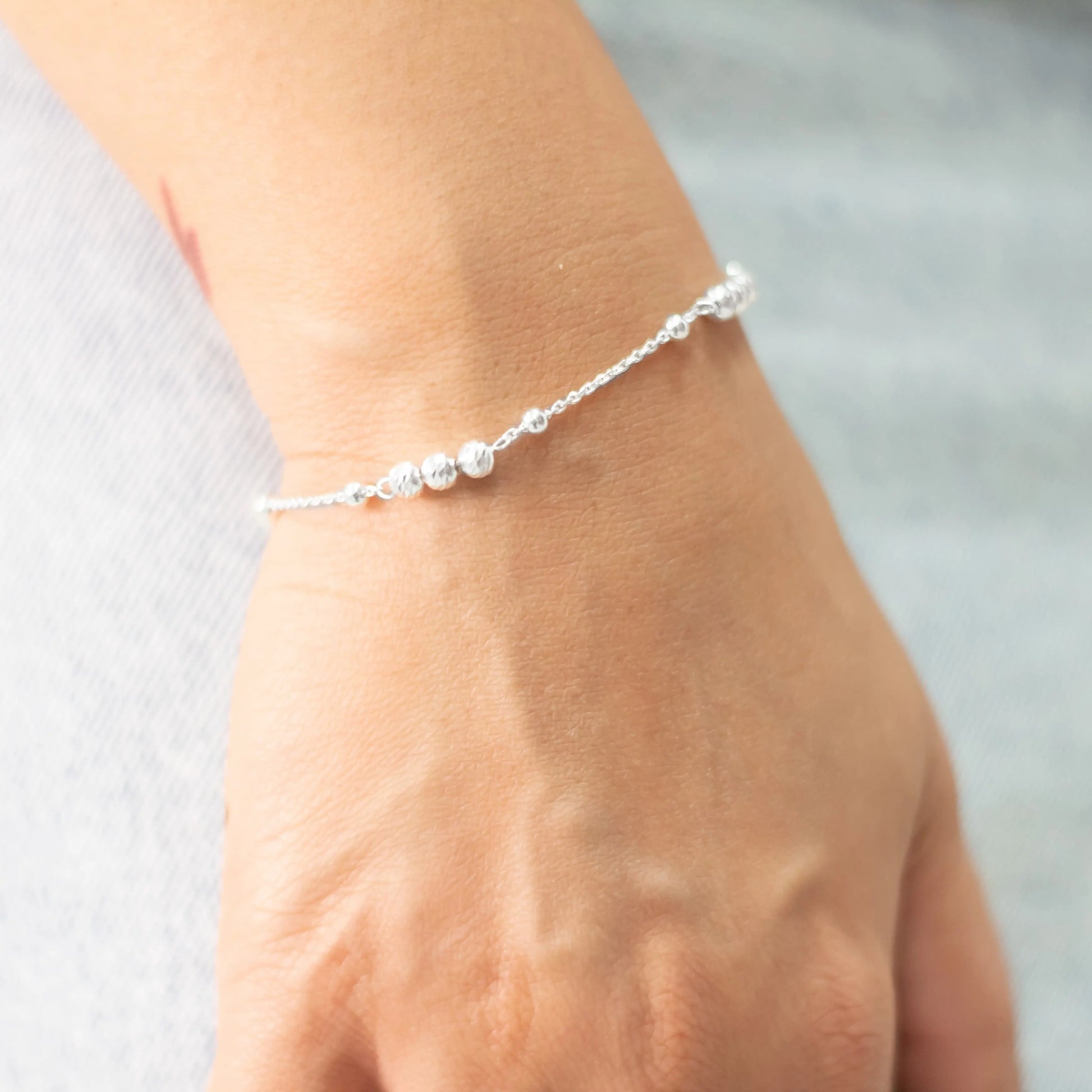 pulsera de plata mujer 