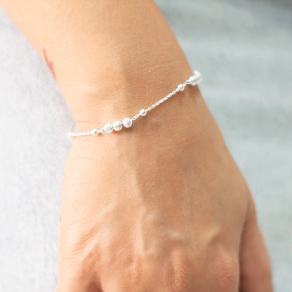 pulsera de plata mujer 