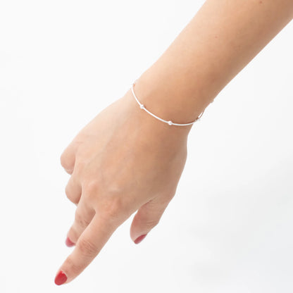 pulsera de plata mujer 